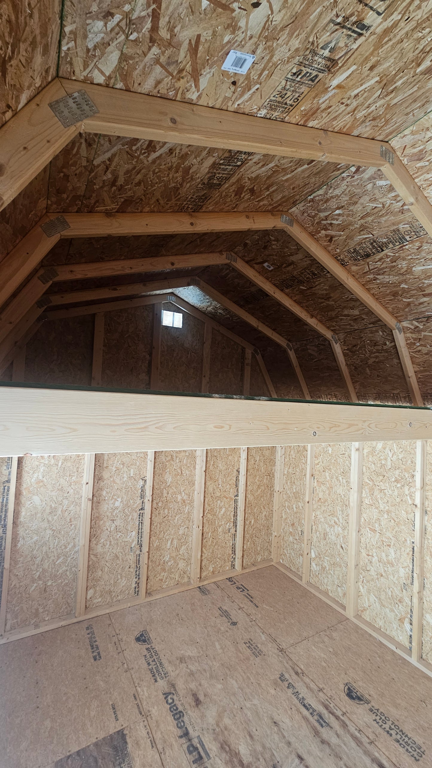 Lofted Garden Shed 12x16