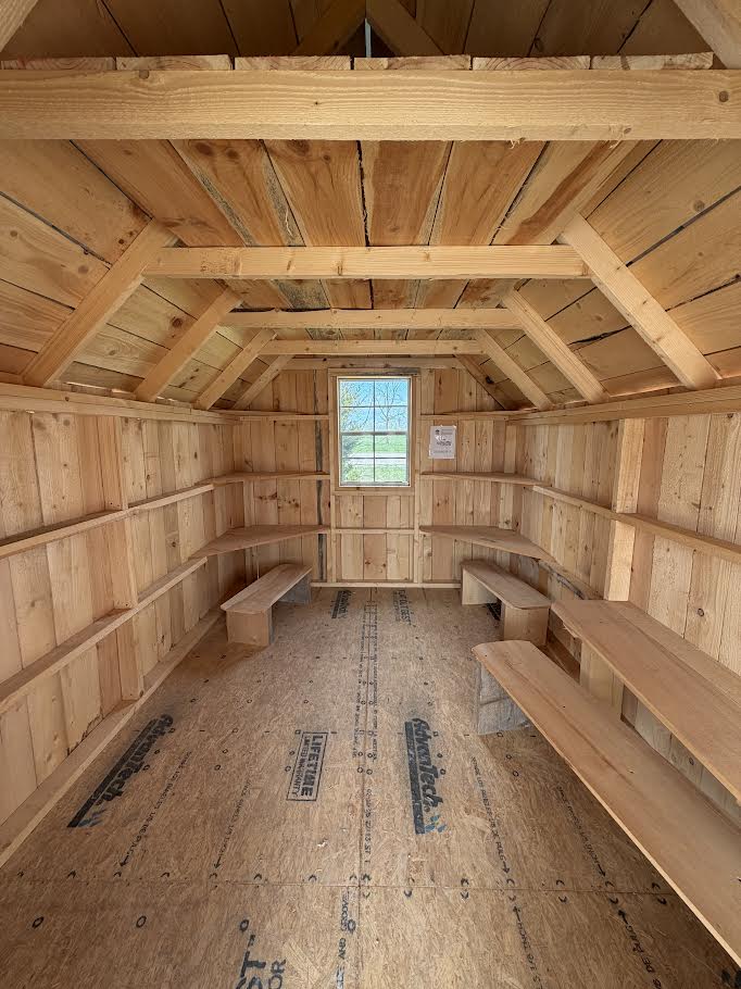 8'x16' Amish Made Rough Sawn Playhouse*