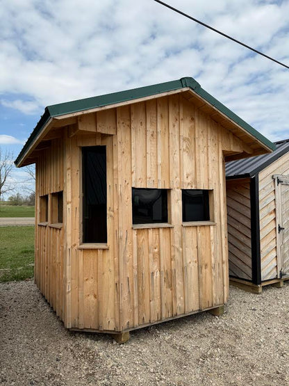 8x8 Premium Hunting Shed – Multi-Window Shooting Design*
