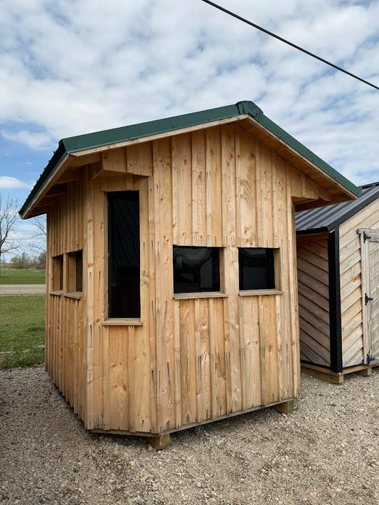 8x8 Premium Hunting Shed – Multi-Window Shooting Design*