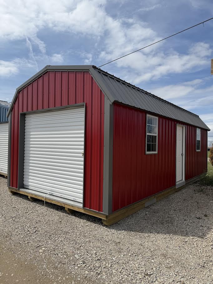 12'×26' Steel Building – Cambridge Style with Loft*