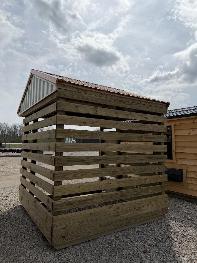 8'x8' Amish Made Firewood Shelter*