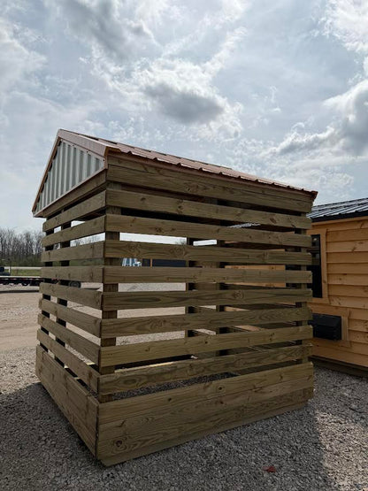 8'x8' Amish Made Firewood Shelter*