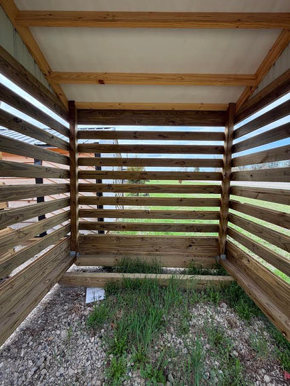 8'x8' Amish Made Firewood Shelter*