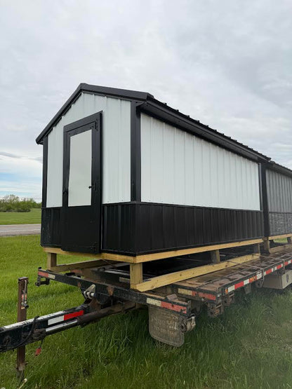 6' x 12' Amish-Built Chicken Coop with Metal Wainscoting, Nesting Boxes & Auto Chicken Door*