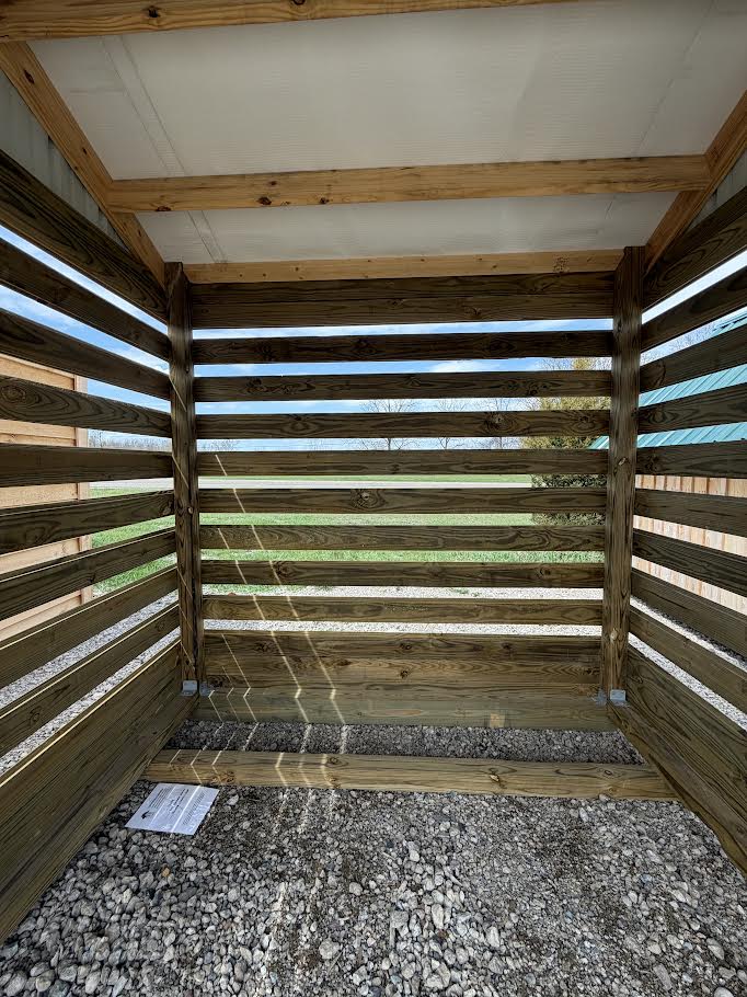 8'x8' Amish Made Firewood Shelter*