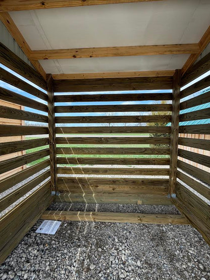8'x8' Amish Made Firewood Shelter*