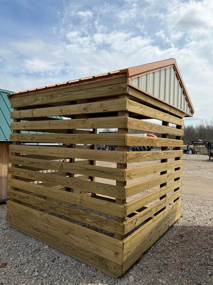 8'x8' Amish Made Firewood Shelter*