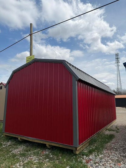 12'×26' Steel Building – Cambridge Style with Loft*