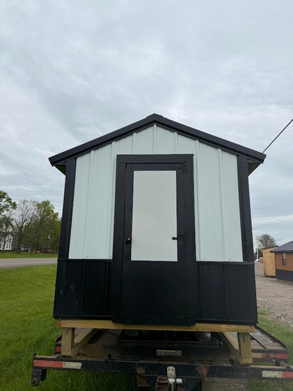 6' x 12' Amish-Built Chicken Coop with Metal Wainscoting, Nesting Boxes & Auto Chicken Door*