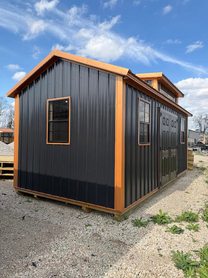 10' x 20' Amish-Built Steel Victorian Structure with Black & Bronze Finish*