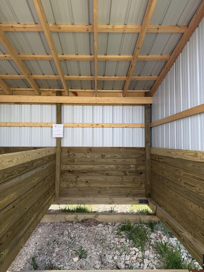 10' x 14' Animal Run-In Shelter with Two Stalls*