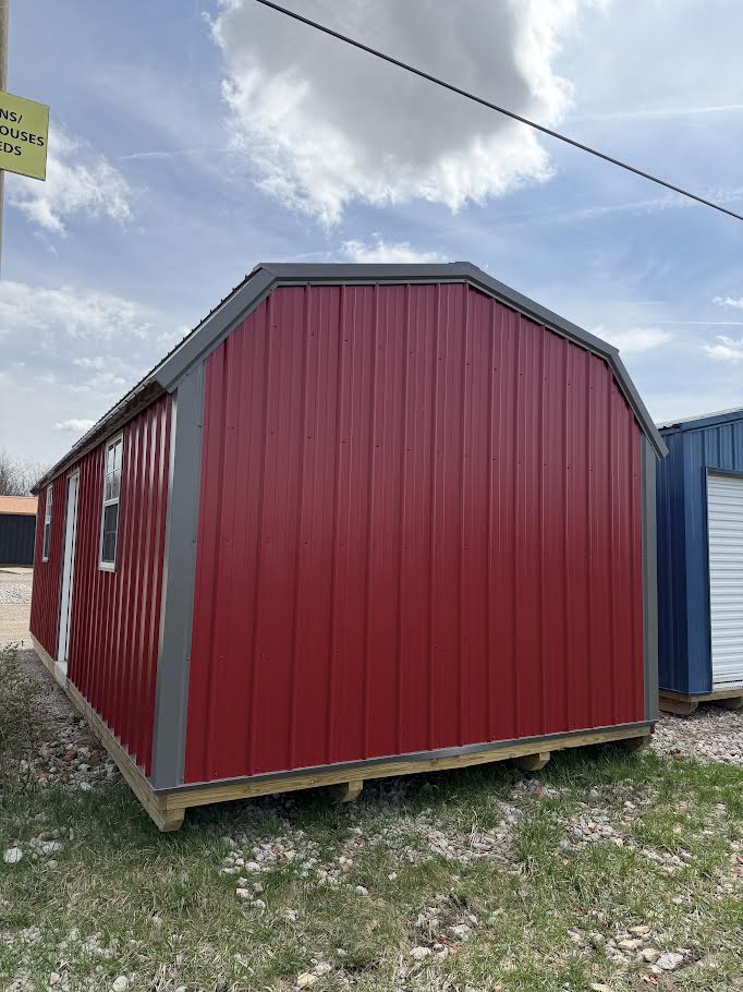 12'×26' Steel Building – Cambridge Style with Loft*
