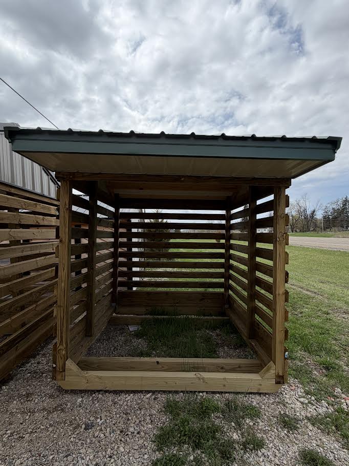 8'x8' Amish Made Firewood Shelter*
