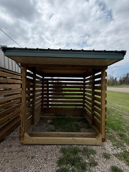 8'x8' Amish Made Firewood Shelter*
