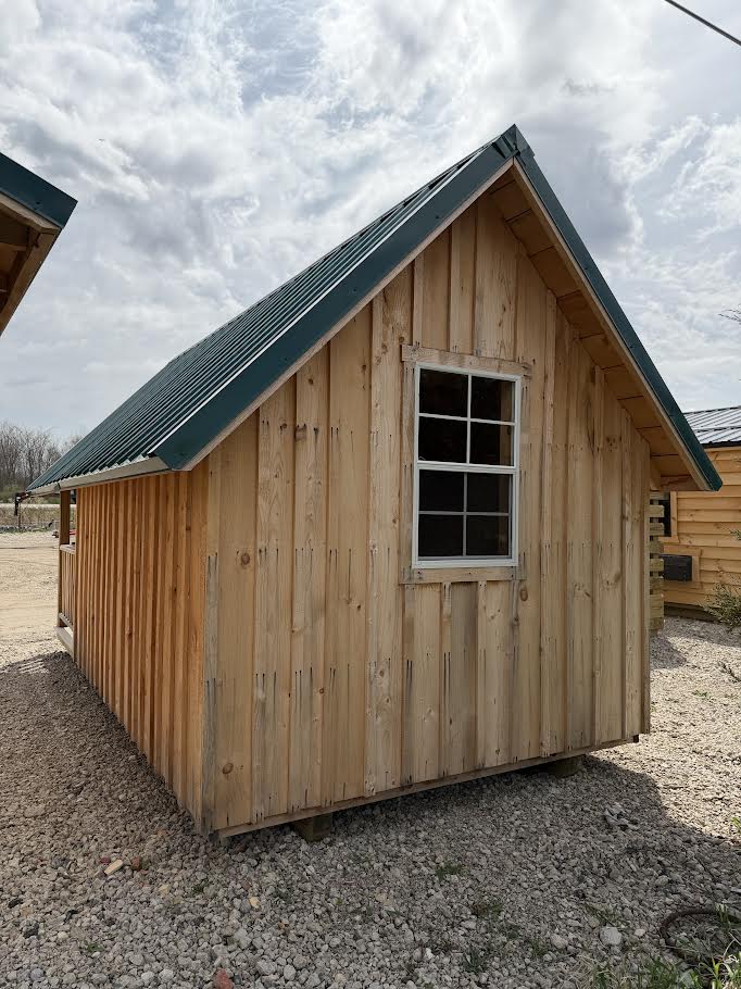 8'x16' Amish Made Rough Sawn Playhouse*