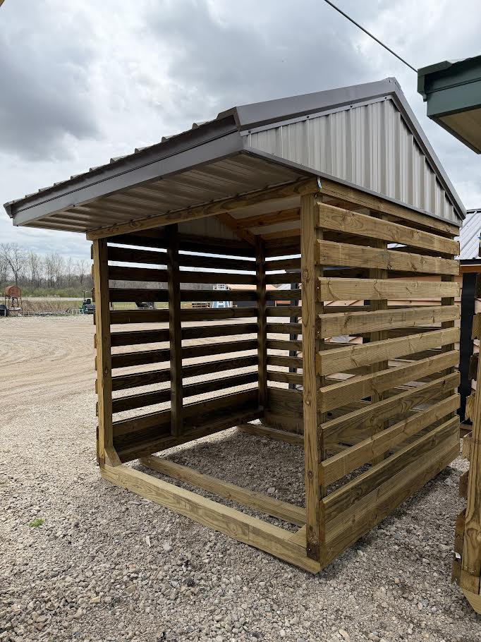 8'X8' Amish Made Firewood Shelter*