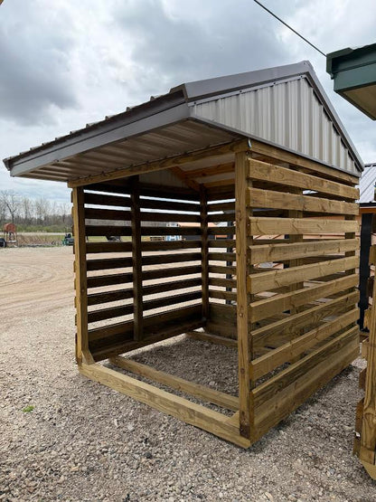 8'X8' Amish Made Firewood Shelter*