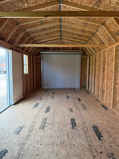 12'×26' Steel Building – Cambridge Style with Loft*