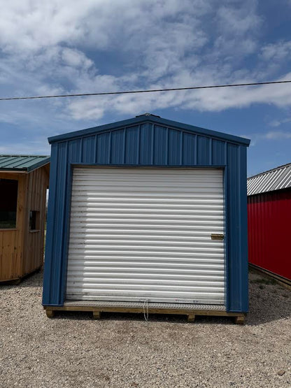 10'x20' Amish Made Steel Storage with 2-8' Roll up Doors*