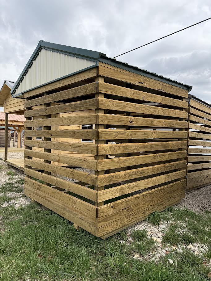 8'x8' Amish Made Firewood Shelter*