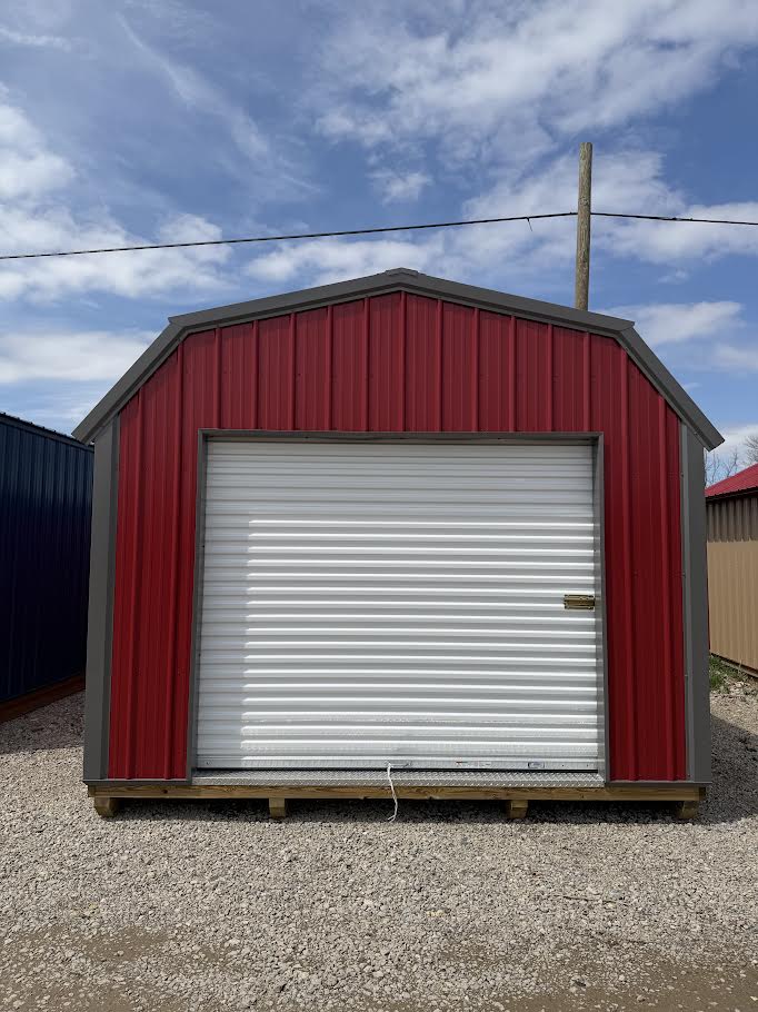 12'×26' Steel Building – Cambridge Style with Loft*