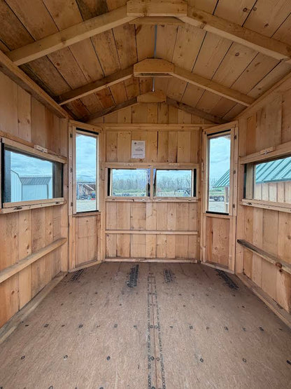8x8 Premium Hunting Shed – Multi-Window Shooting Design*