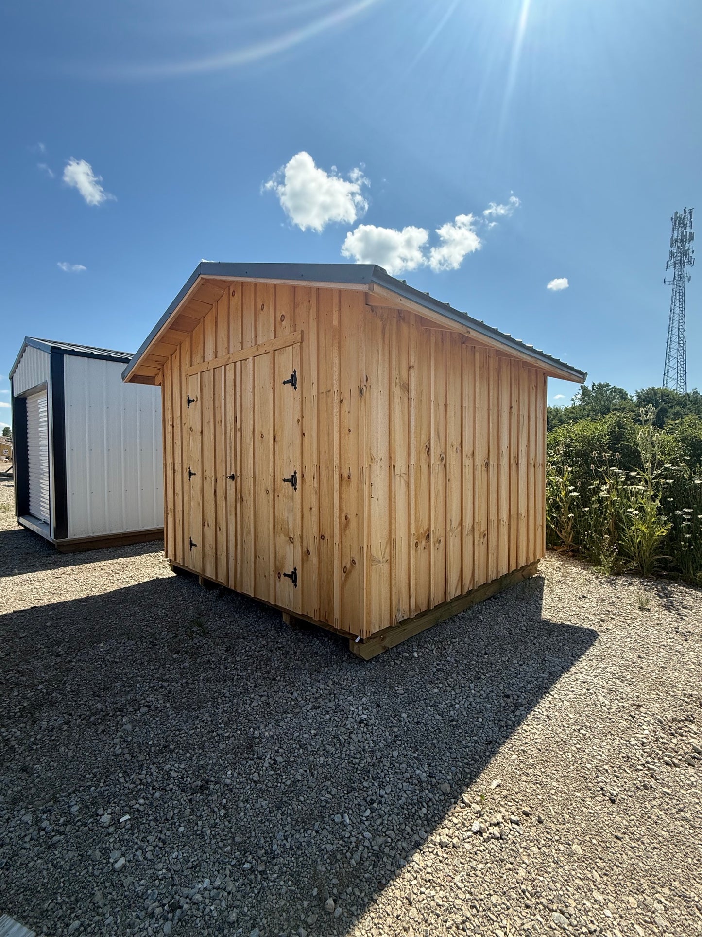 10x10 Amish Built Rough Sawn Shed