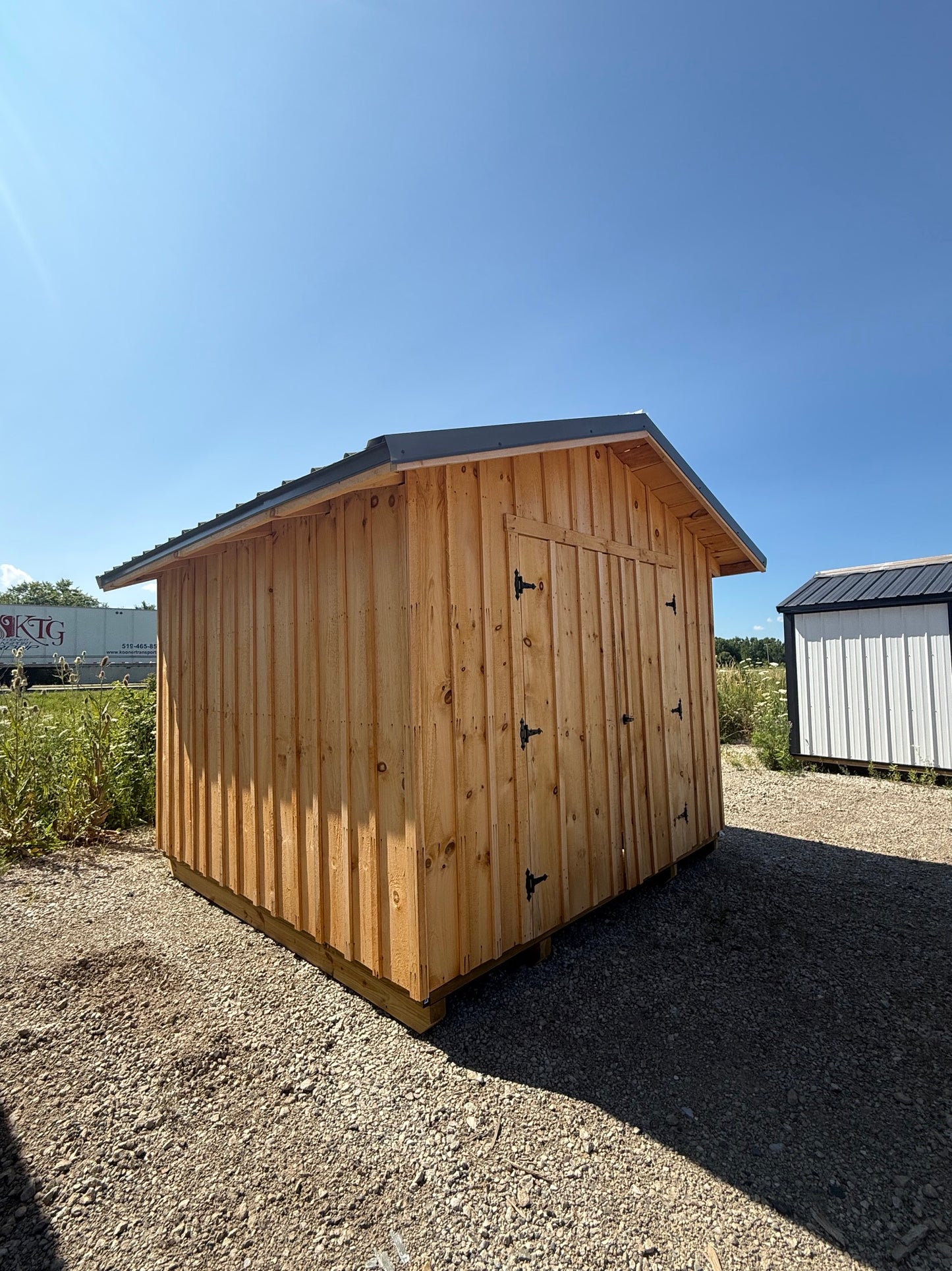 10x10 Amish Built Rough Sawn Shed