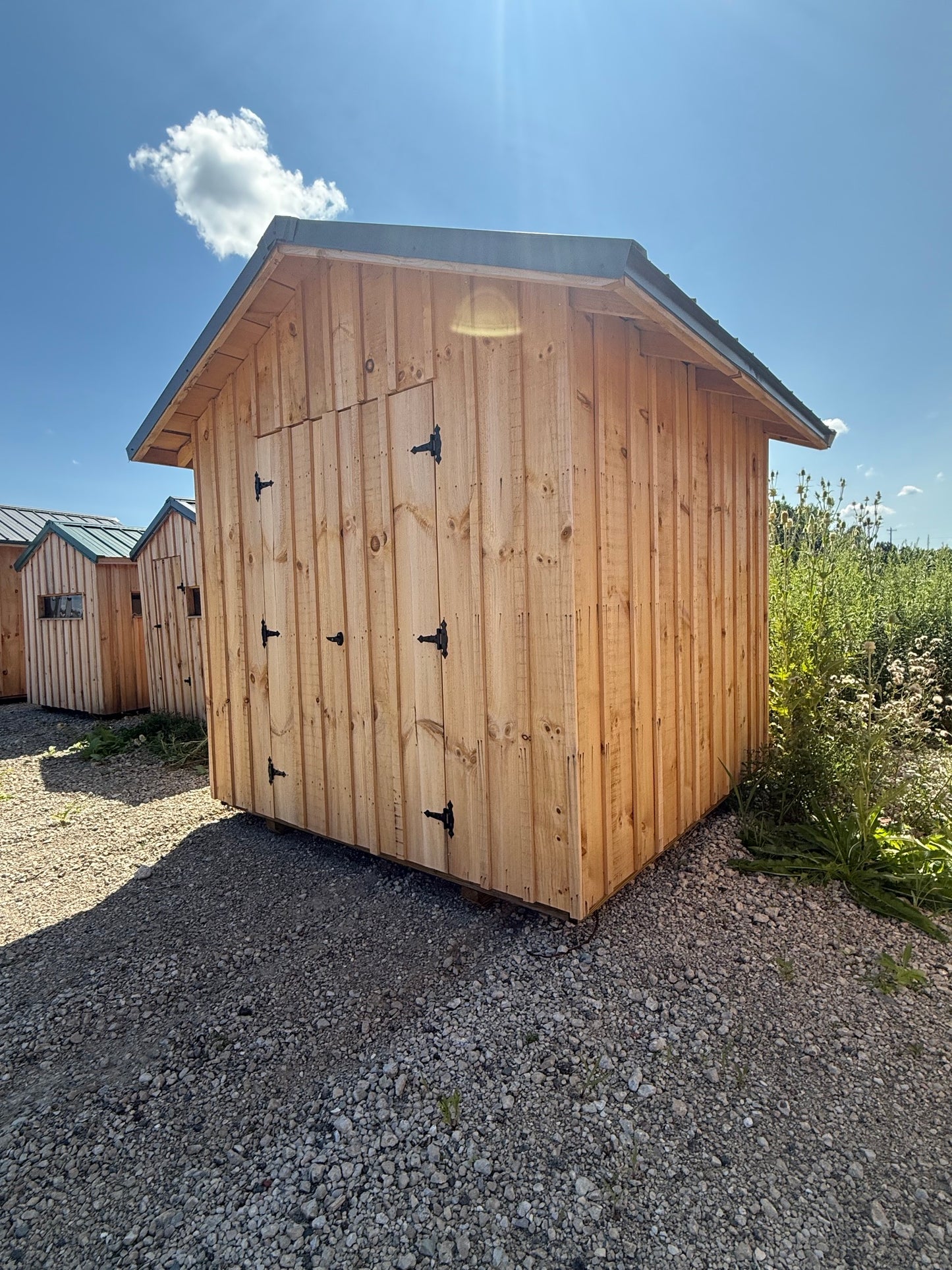 8 x 8 Rough Sawn Amish Built Shed
