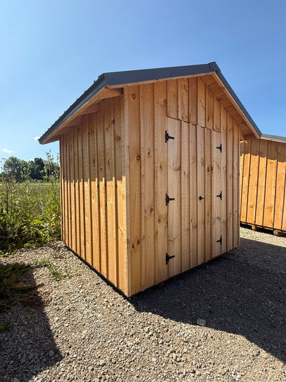8 x 8 Rough Sawn Amish Built Shed