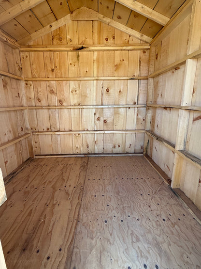 8 x 8 Rough Sawn Amish Built Shed
