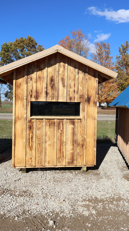 6'x6' Square Rough Sawn Deer Blind (Charred Finish)*