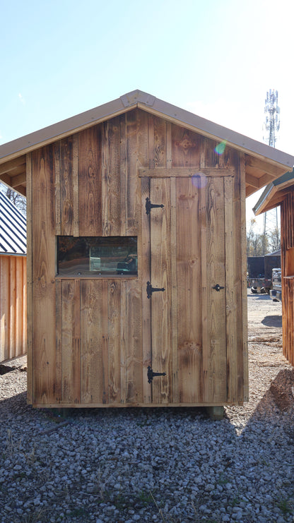 6'x6' Square Rough Sawn Deer Blind (Charred Finish)*