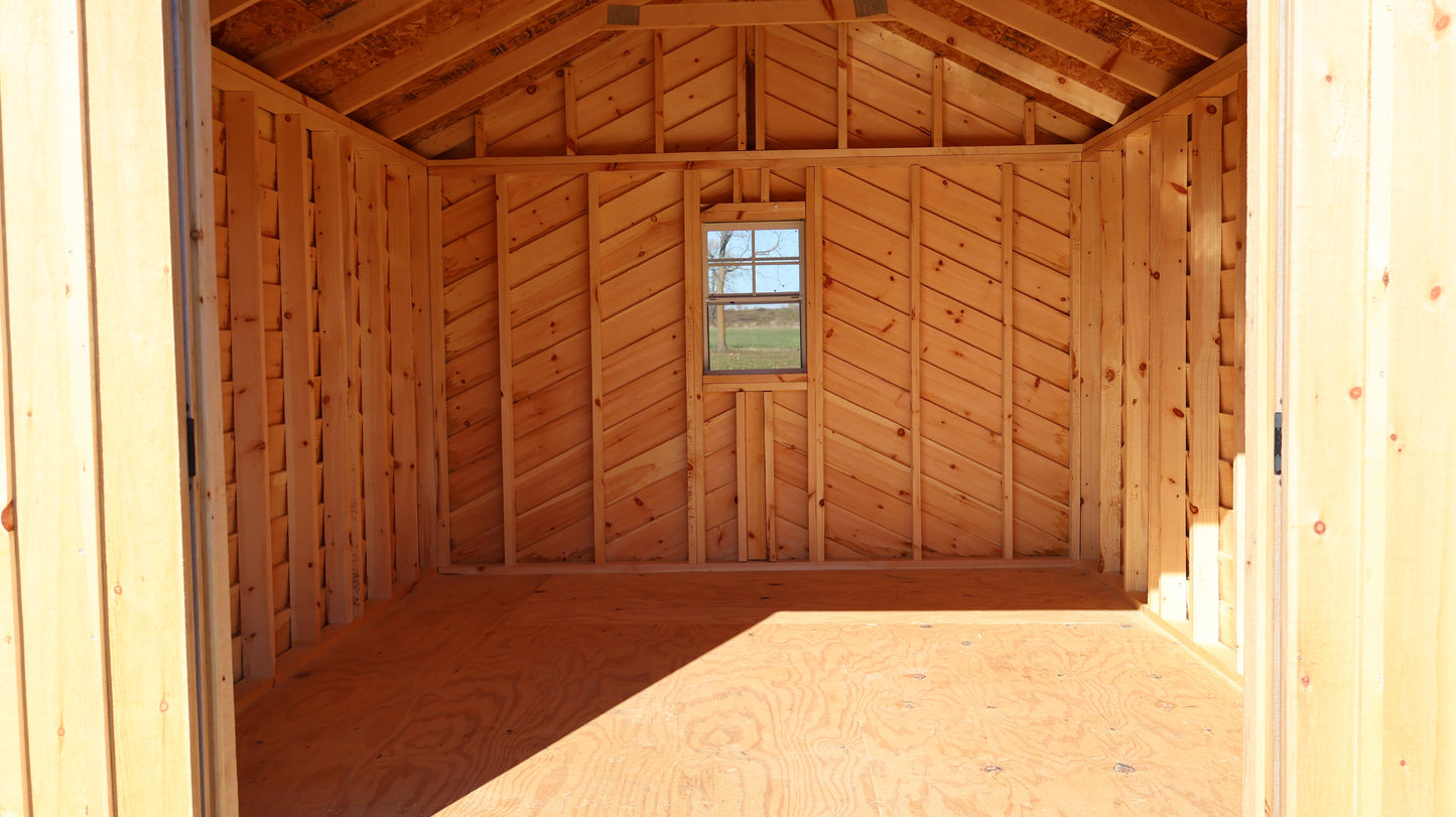 10×12 RS Shed – Black Roof