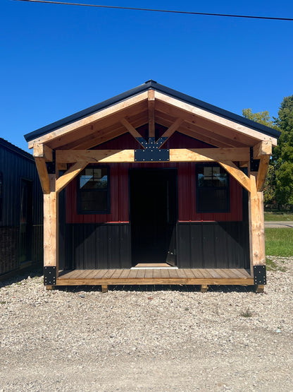 12'x20' Metal Structure with 8' Porch