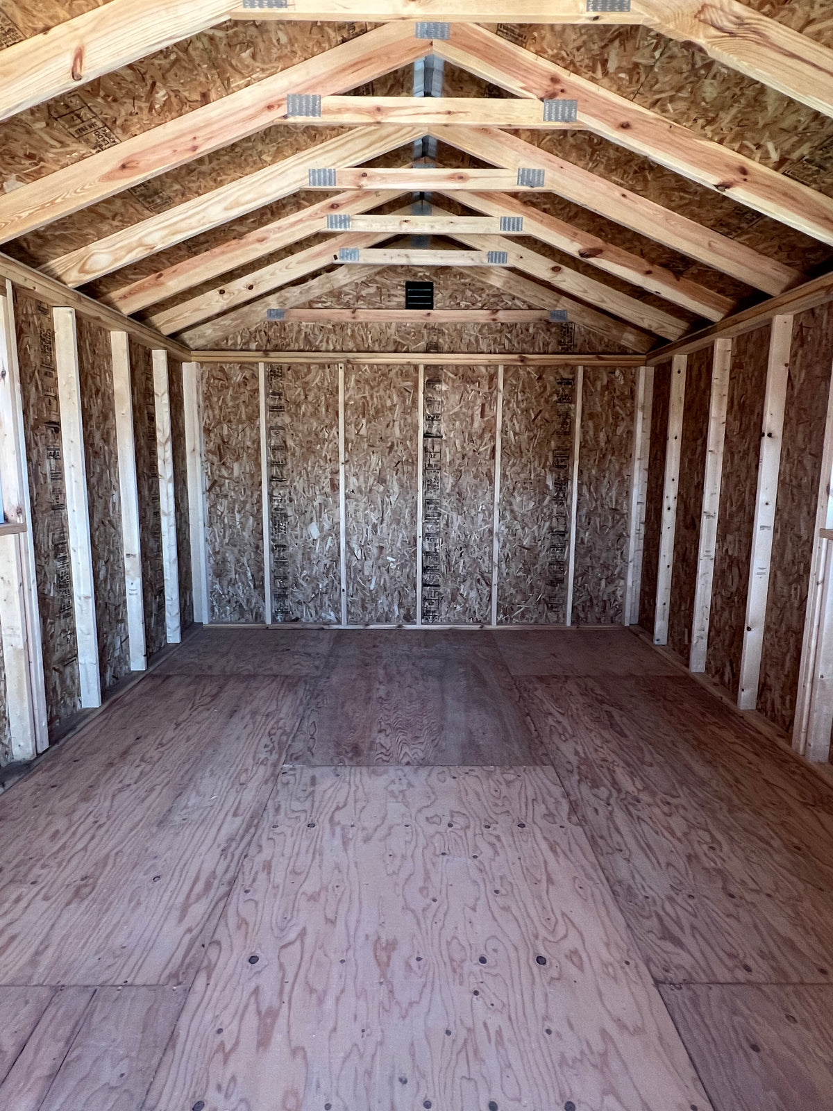 12'x20' Metal Structure with 8' Porch