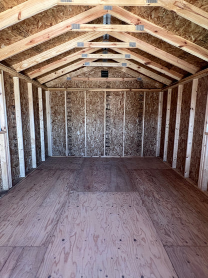 12'x20' Metal Structure with 8' Porch