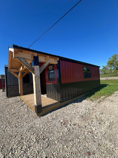 12'x20' Metal Structure with 8' Porch