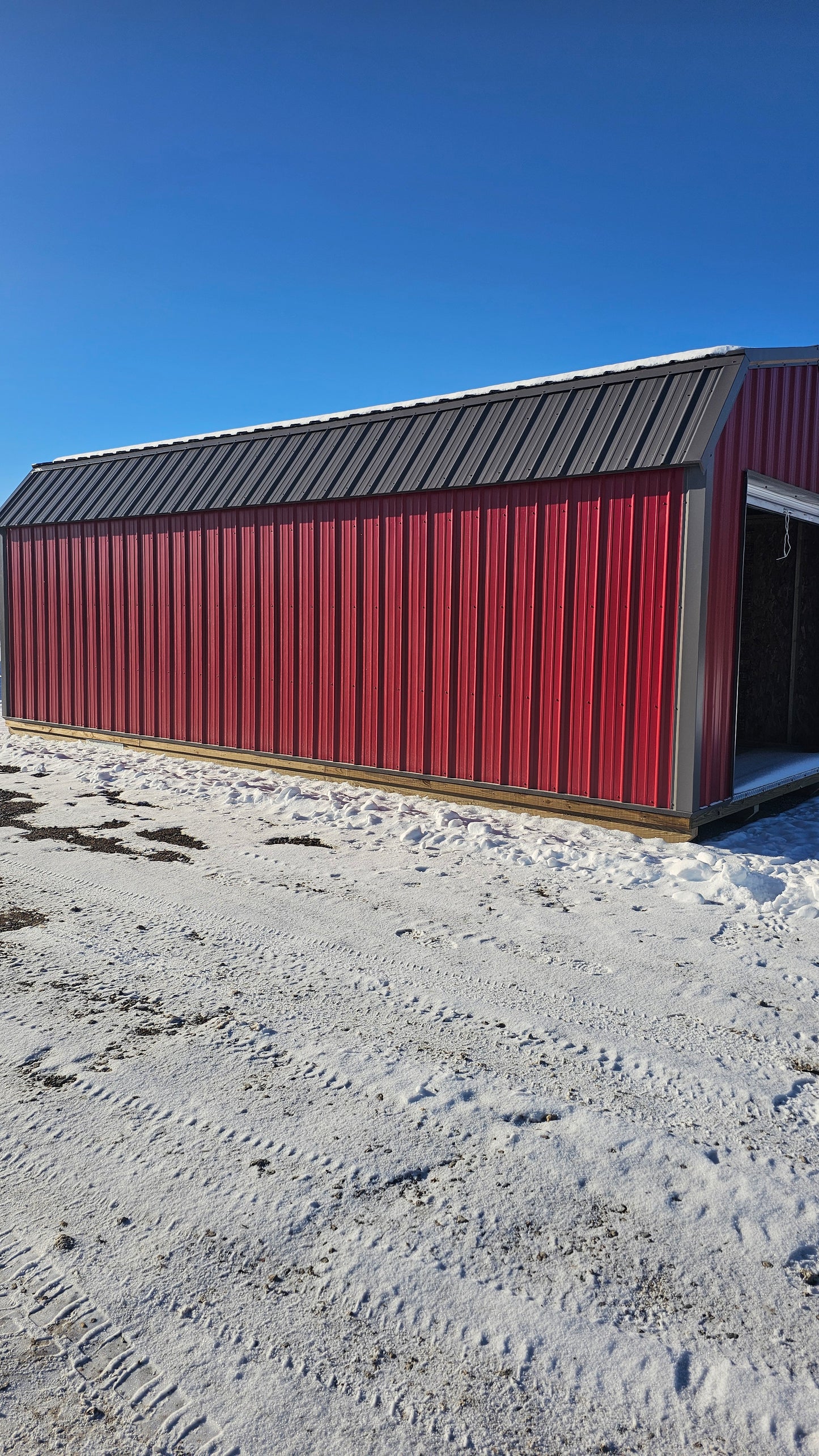 12×26 Steel Building – Cambridge Style with Loft