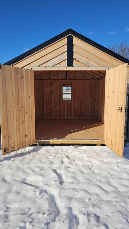 10×12 RS Shed – Black Roof