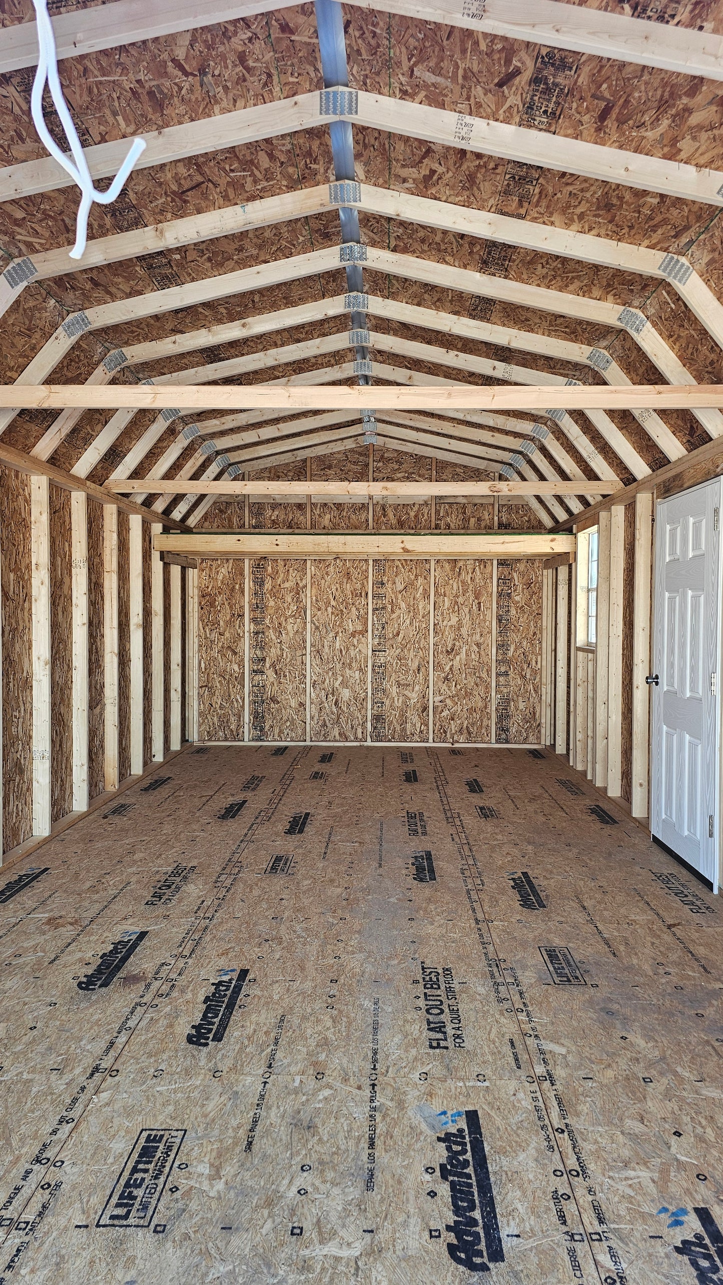 12×26 Steel Building – Cambridge Style with Loft