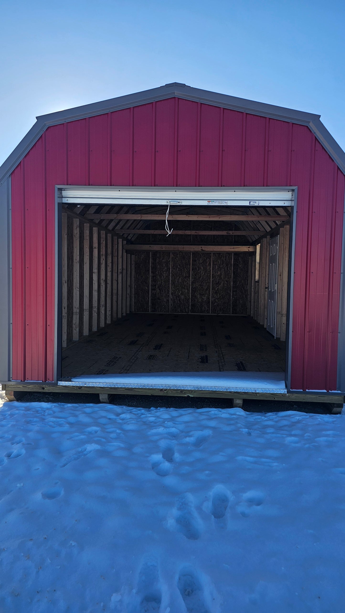 12×26 Steel Building – Cambridge Style with Loft