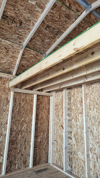 12×26 Steel Building – Cambridge Style with Loft