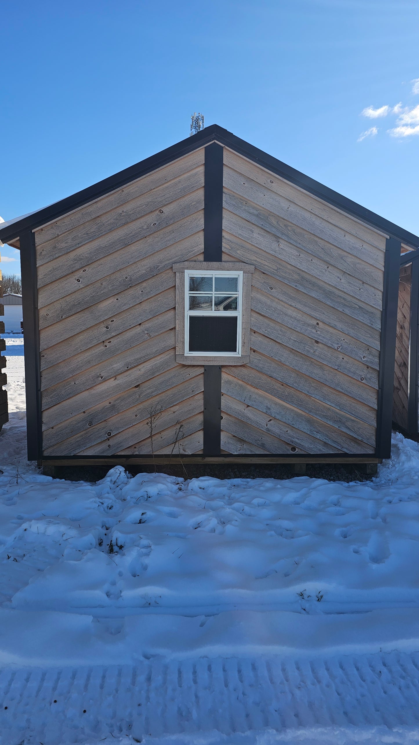10×12 RS Shed – Black Roof