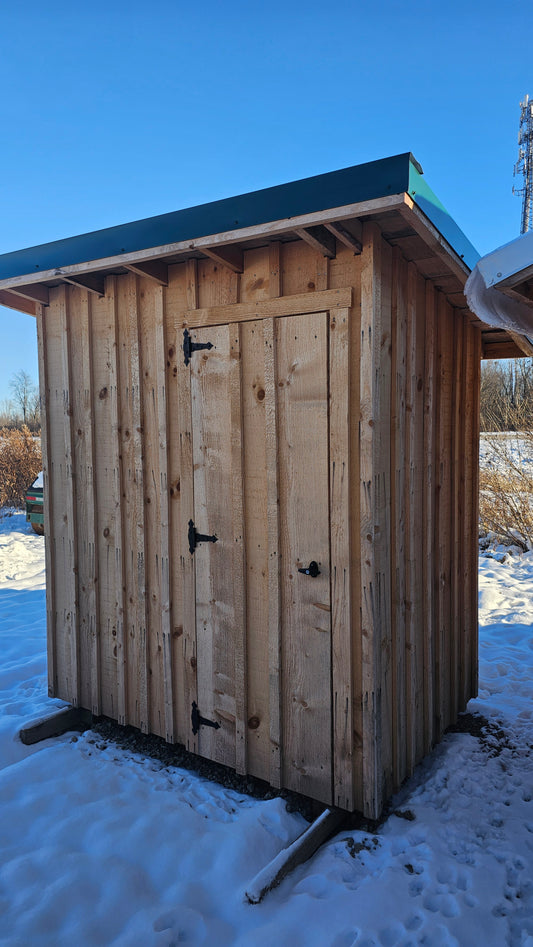 4’x6’ Rough Sawn Storage Building*