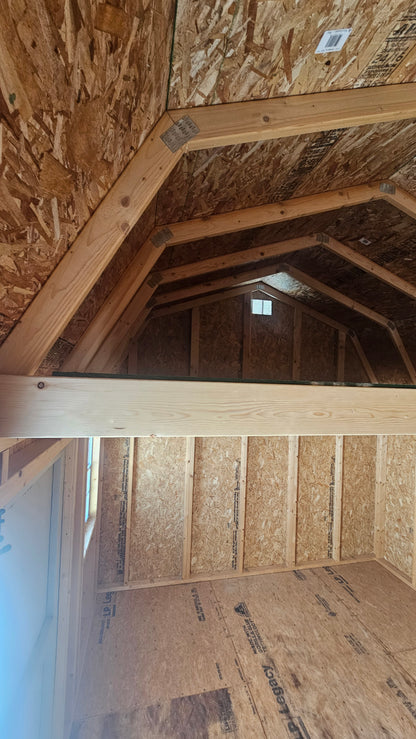 Lofted Garden Shed 12x16