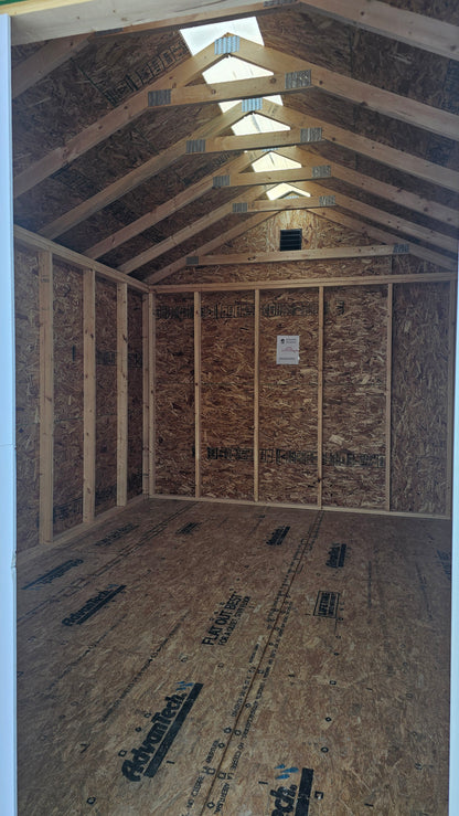 10×14 Steel Shed Double Entry  Doors