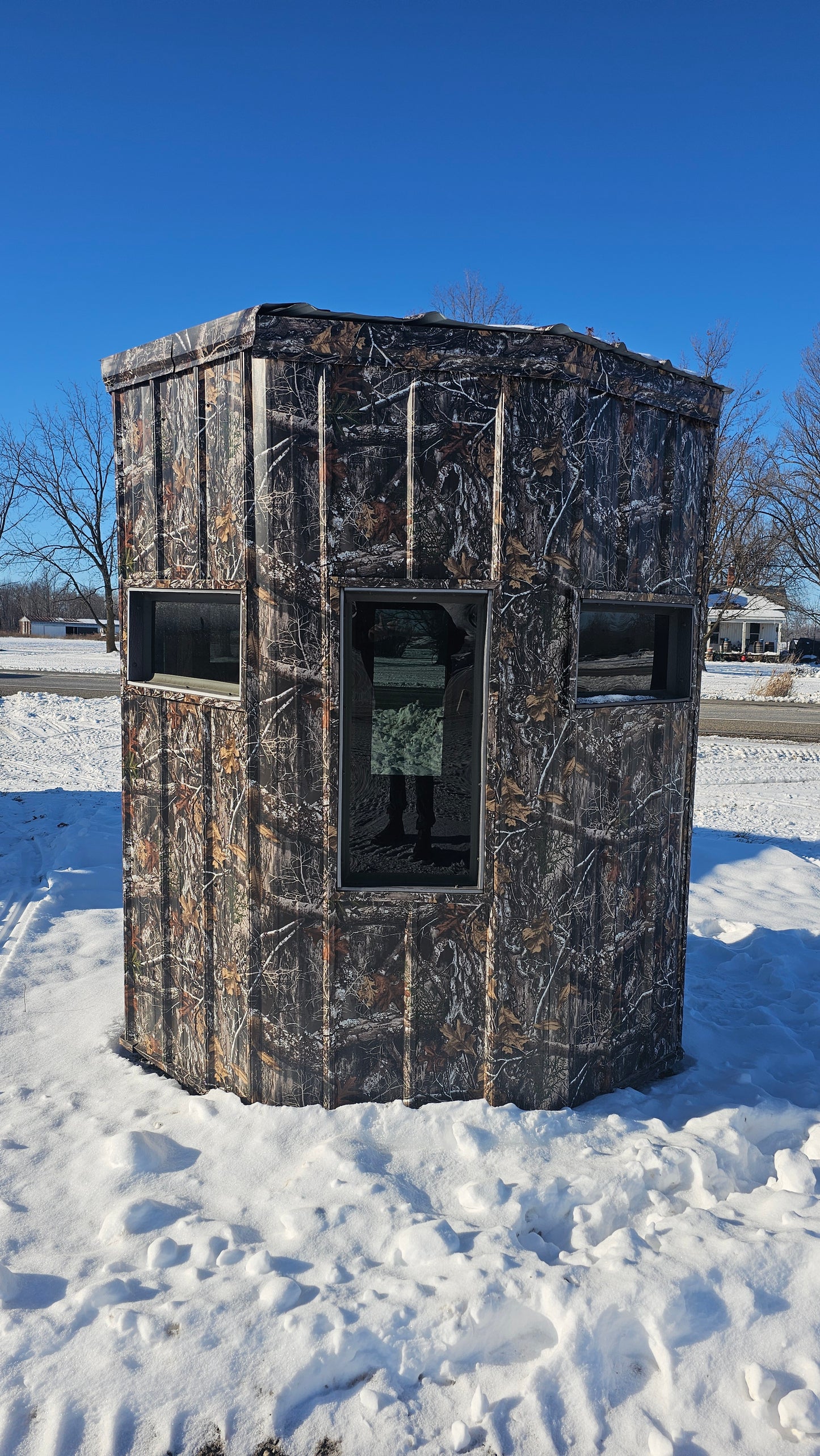 5x5 Camouflage Metal Hunting Blind*