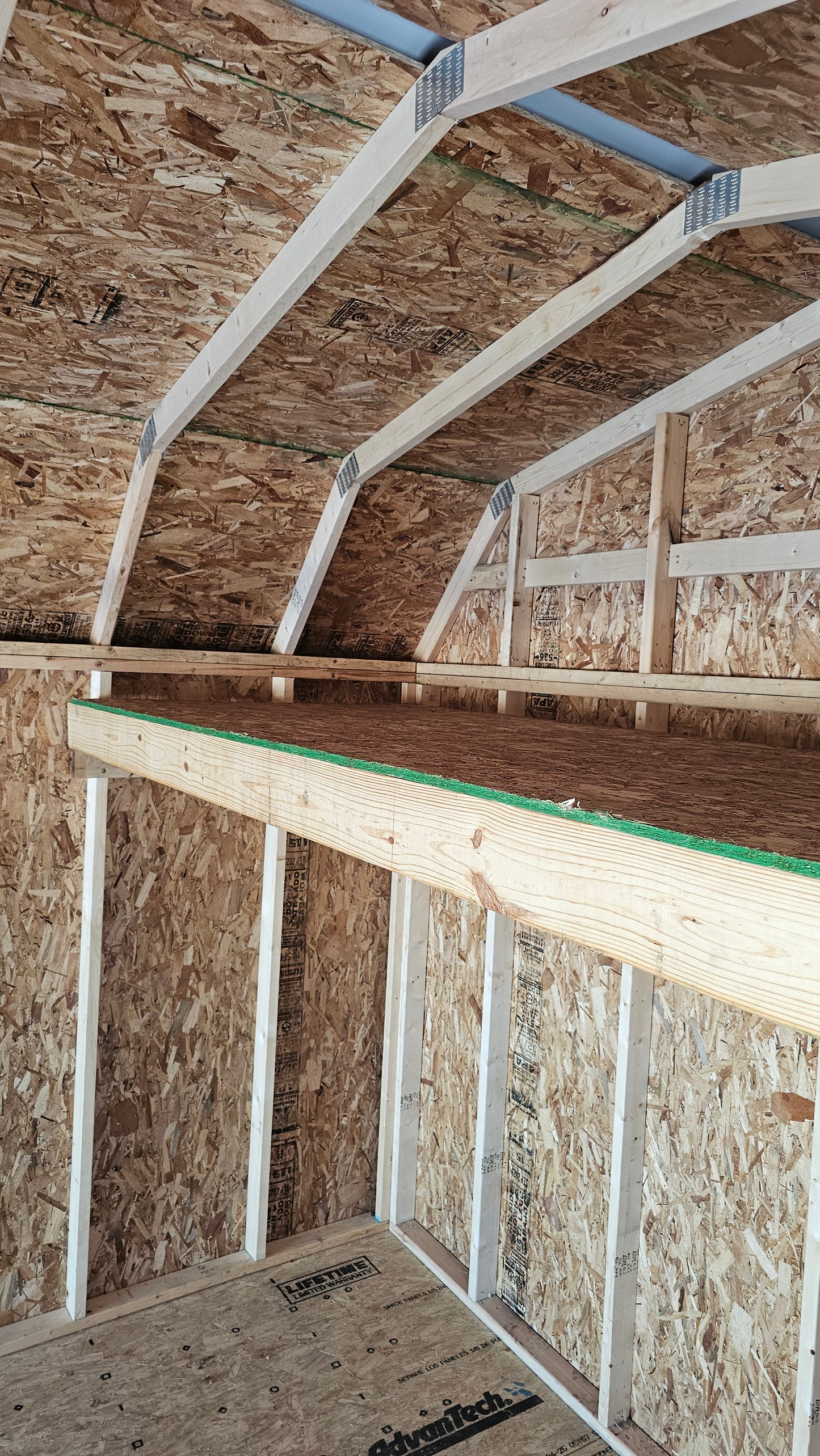 12×26 Steel Building – Cambridge Style with Loft